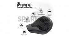 For Royal Enfield Super Meteor 650 Black Customized Touring Front Solo Seat